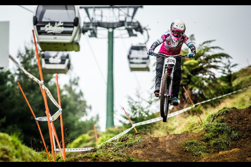 CRANKED UP Australian star downhiller Tracey Hannah will look to start the season strong when Crankworx Rotorua starts up on Tuesday, March 19. <cDiacVPos:><pDropCapDetail:><pAbsorbIdeoSpace:><ParaStyle:CUTLINE\:CUTLINE Credit><pDropCapDetail:LeftGlyphEdge><pAbsorbIdeoSpace:1><cDiacVPos:5>Photo by Boris Beyer/Crankworx<cDiacVPos:><pDropCapDetail:><pAbsorbIdeoSpace:>