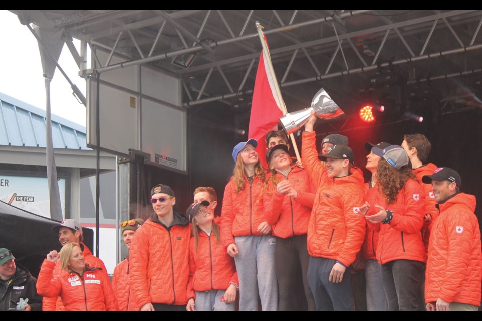 Maple leaf forever Canada captured the Whistler Cup for the first time since 2013. <ParaStyle:CUTLINE\:CUTLINE Credit>Photo by Dan Falloon