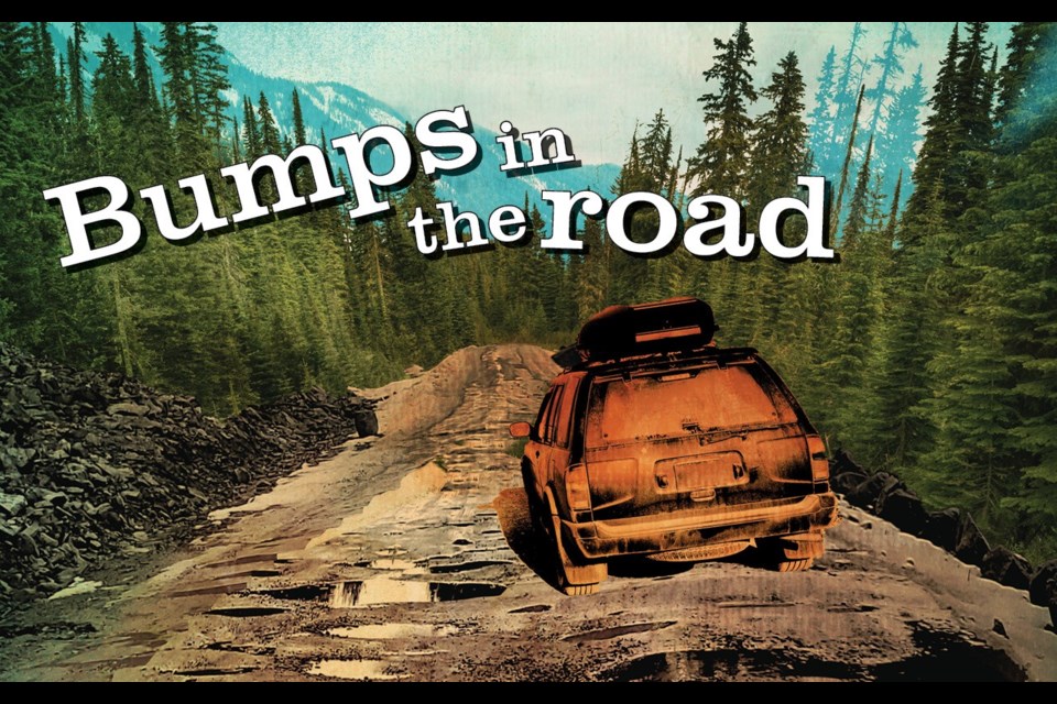 Bumps in the road: In-SHUCK-ch Forest Service Road has only continued to deteriorate, residents say. Story by Alyssa Noel
