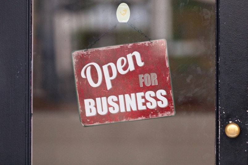 open-for-business-stock-image