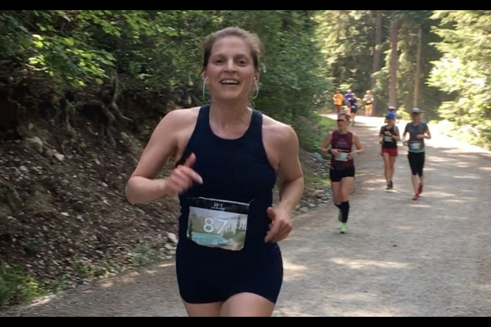 Elizabeth Boylan at the 2019 Whistler Half Marathon. Photo courtesy of Elizabeth Boylan