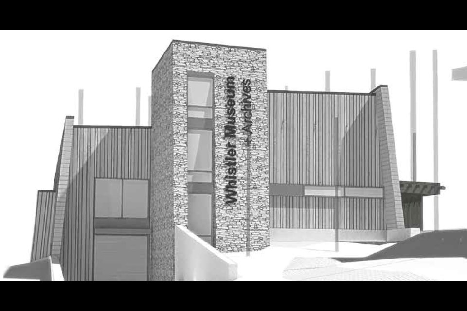 Rendering of the proposed new Whistler Museum building 