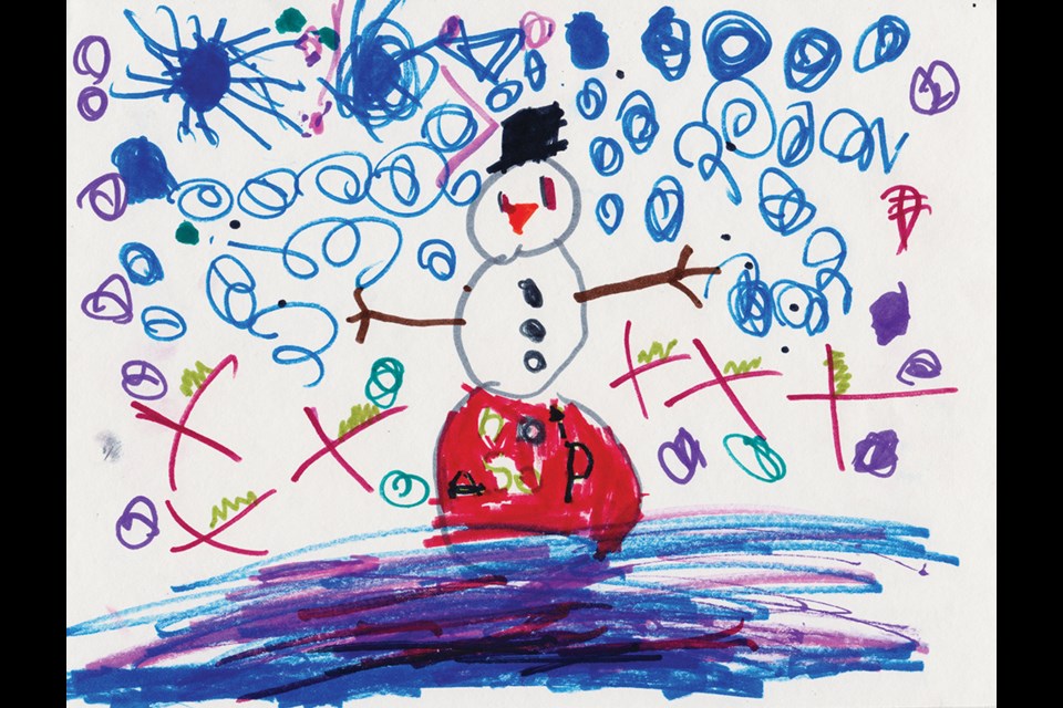 Artwork by Sophia Carano, Kindergarten, Henderson Elementary School.