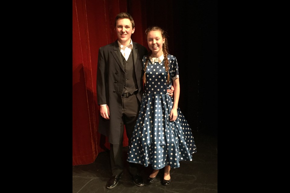 Jeremy Hopper participated in Powell River Festival of the Performing Arts from age 12 and is back this year after missing some while attending university in Vancouver. His sister Katie also sang in the festival.
