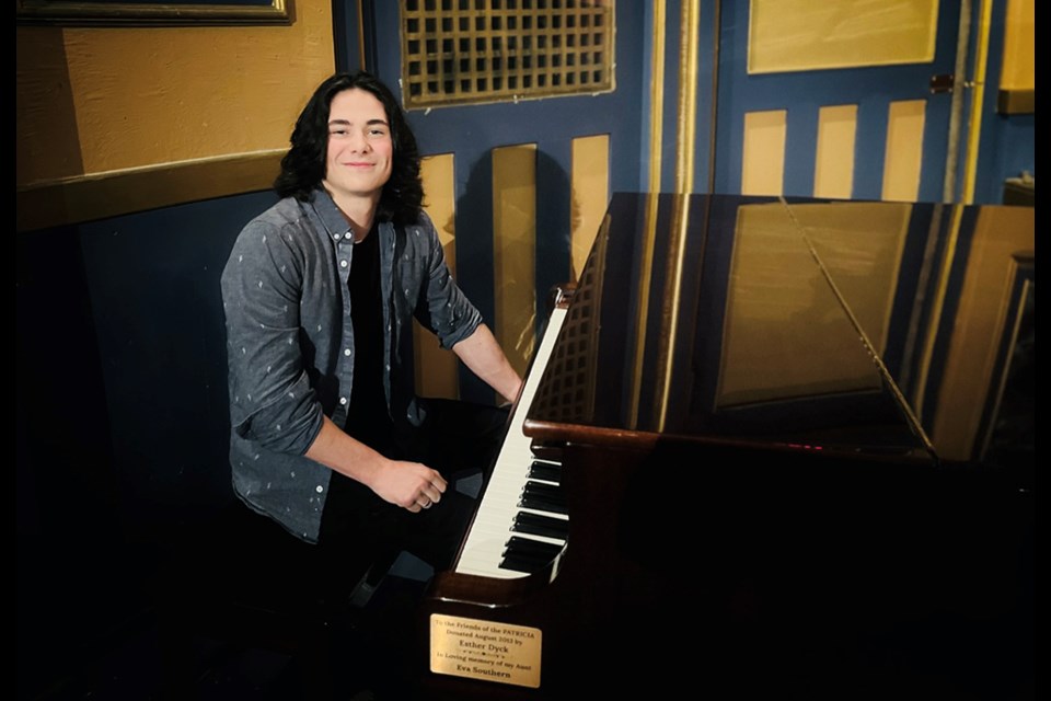 SELF-TAUGHT: 17-year-old Jesse Jahrig taught himself how to play piano as a way to escape negative influences.