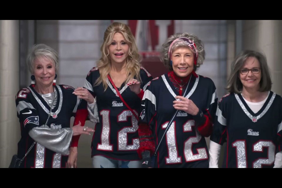 [From left], Rita Moreno, Jane Fonda, Lily Tomlin and Sally Field star in 80 for Brady.