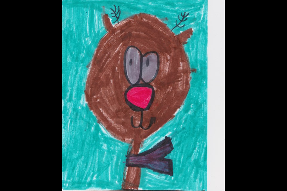 Artwork by Jaelynn Bordignon, kindergarten, Assumption School.