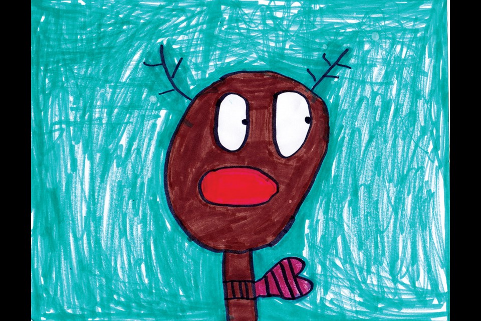 Artwork by Xijia Liu, kindergarten, Assumption School.