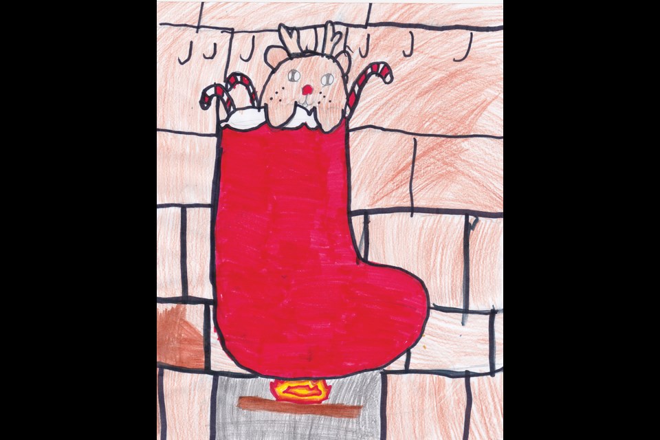 Artwork by Georgia Mussellum, grade two, Assumption School.