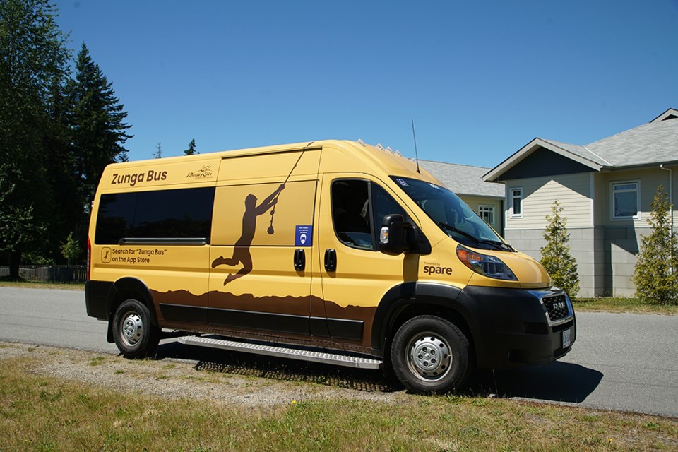 ACCESS AND ACCESSIBILITY: Clients of inclusion Powell River have found the Zunga Bus service to be a convenient way to get around.