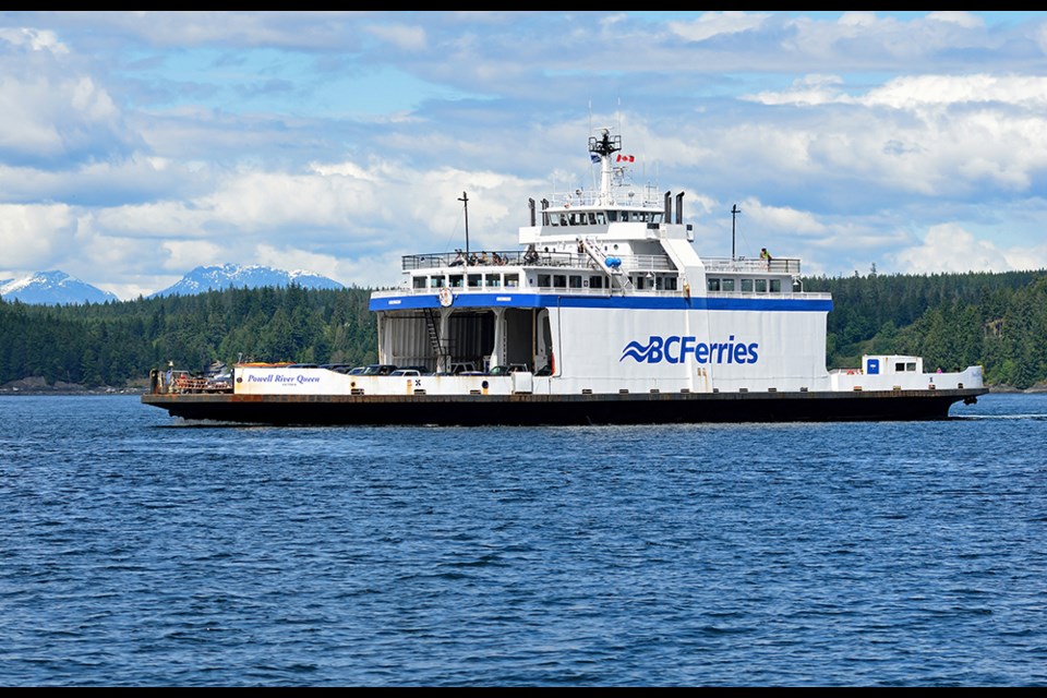 LONG HISTORY: Powell River Queen, which, for many years, sailed the Saltery Bay to Earls Cove route, has reached the end of its service life.