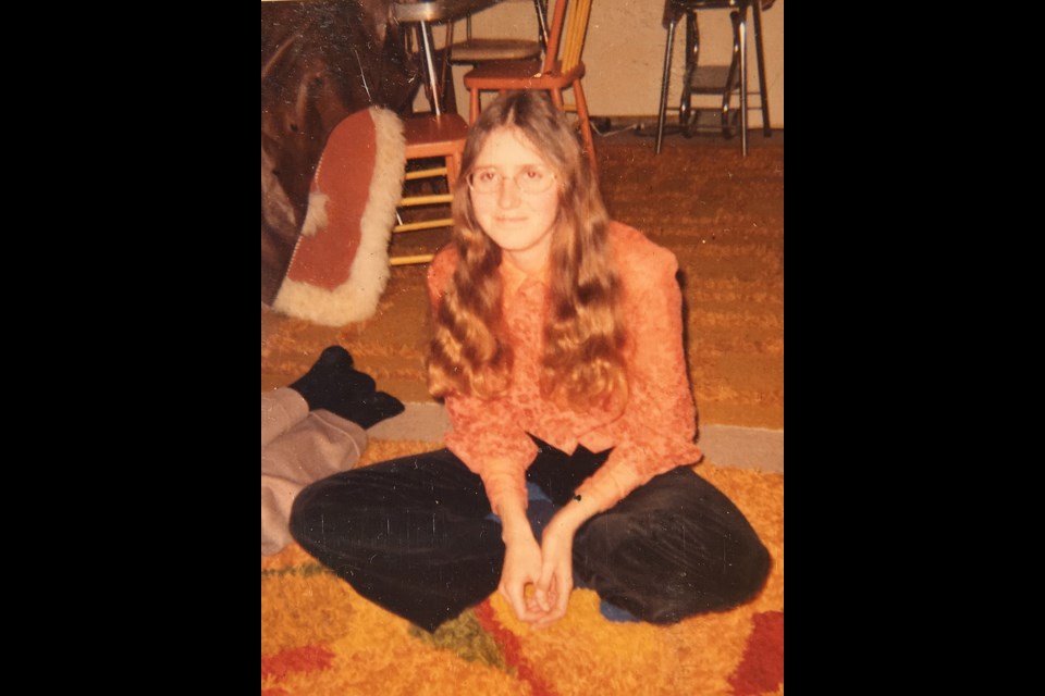A teenaged Linda Syms in the late 1960s, shortly after she met Wayne Lewis in a North Vancouver basement apartment.
