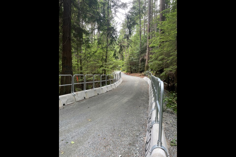 New path from Powell River Recreation Complex to Brooks Secondary School.