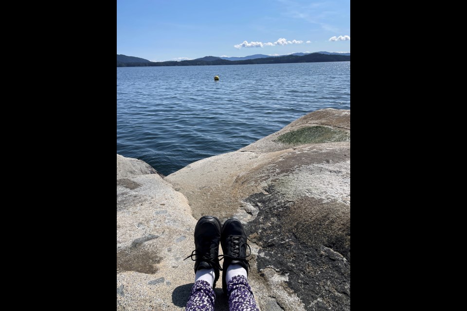 Chilling out at Mermaid Cove.