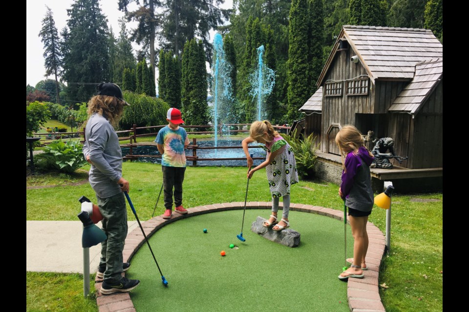 PUTTERS HUNT: Putters mini-golf doesn’t officially open until May, but they are welcoming the public to the course, to find a golden egg and eat sweet treats.

