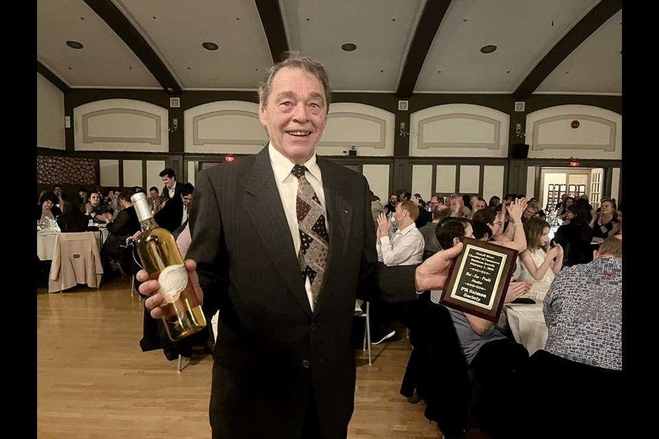 Powell River Salmon Society, runner-up, Not-for-Profit Award, accepted by salmon society vice-president Rod Tysdal.
