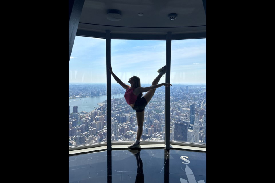 COMPETITIVE DANCE: Laszlo Tamasik Dance Academy dancer.
