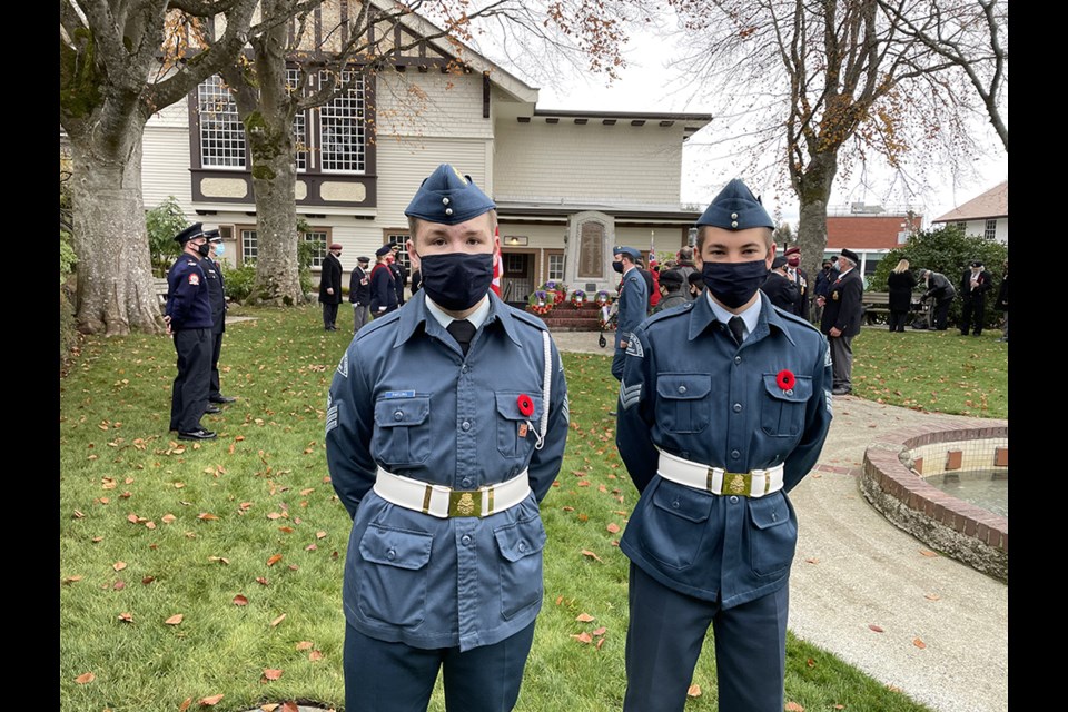 FSgt Parsons and Sgt Leishman, November 2021.