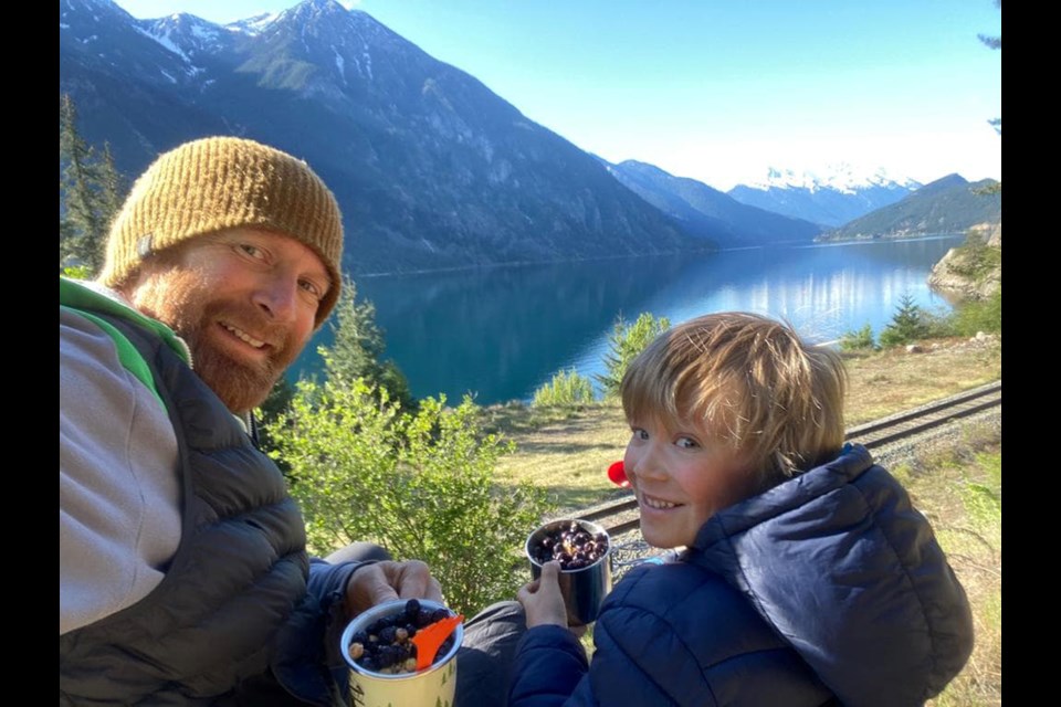 Greg Askin and his son Kye recently explored the mountains of coastal British Columbia.