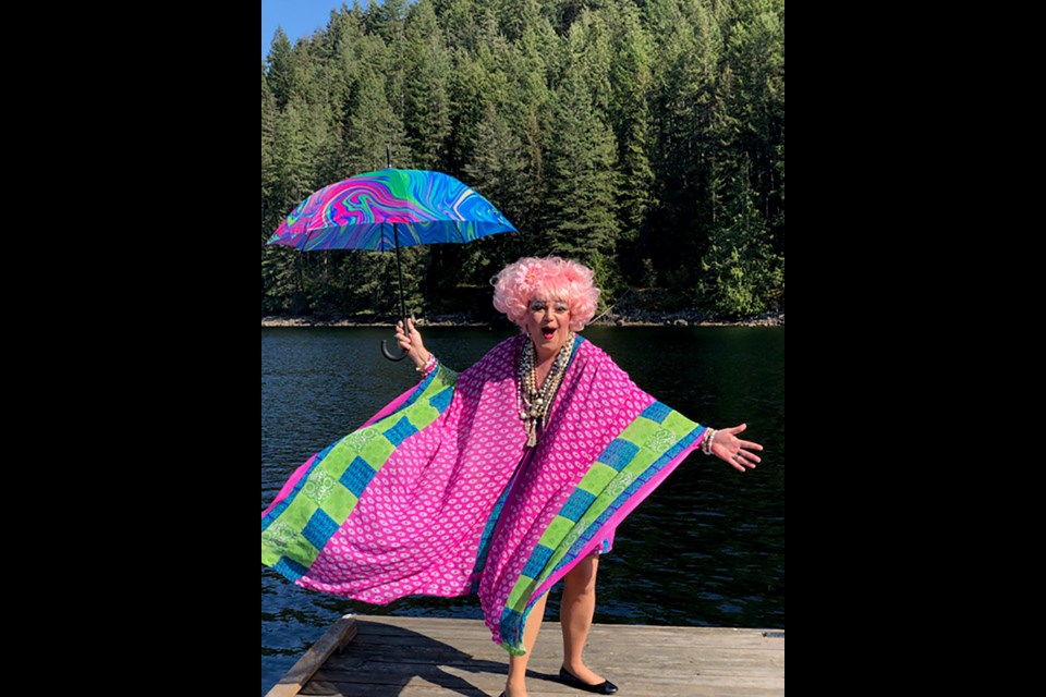 PAST PERFORMER: Drag Queen Conni Smudge performed at the Shinglemill during the 2021 Pride event.