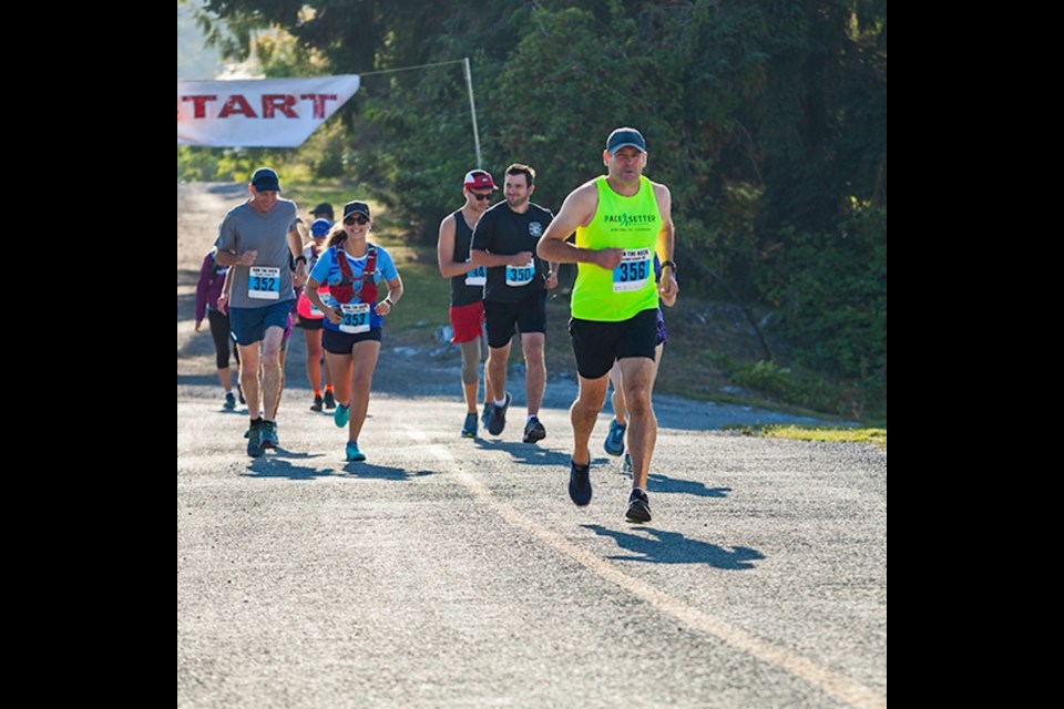 ROCK RUN: A challenging, hilly and scenic course on Texada Island awaits runners who plan to enter Run the Rock this summer. 