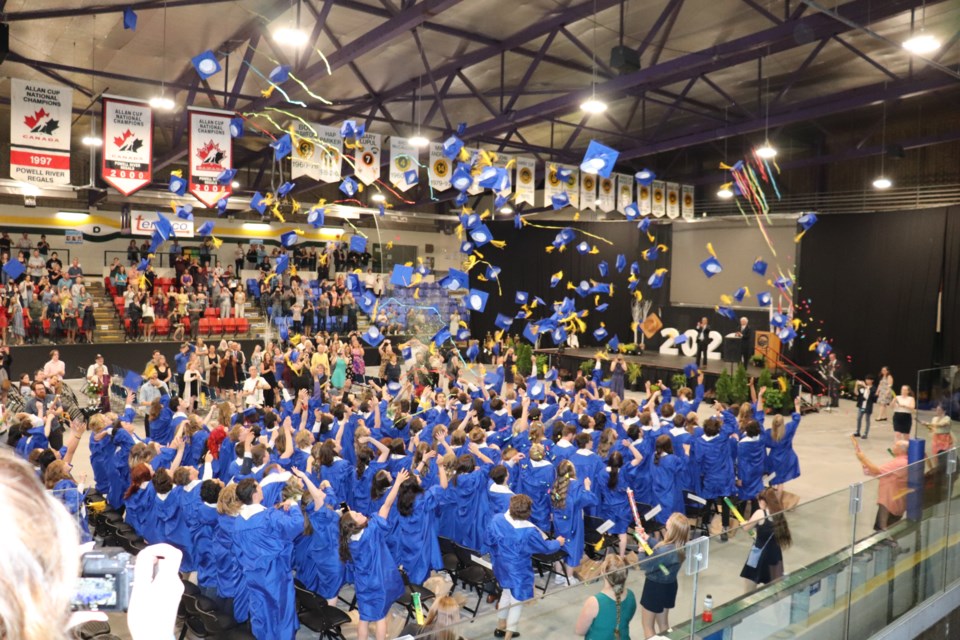 CEREMONIAL CELEBRATION: Brooks Secondary School will be holding a grade 12 graduation ceremony at Powell River Recreation Complex on Saturday, June 10. Doors at 4:30 pm, with the ceremony beginning at 6 pm.

