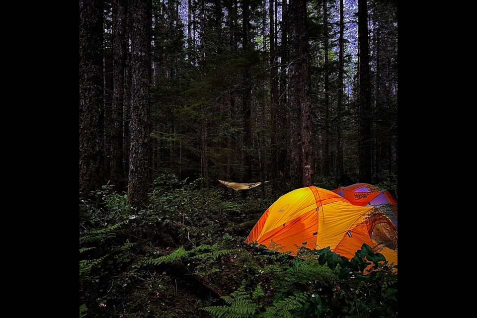 OUTDOOR LEARNING: Grade eight students from Vincent Massey School in Calgary, Alberta, recently travelled with their teacher to hike part of the Sunshine Coast Trail.
