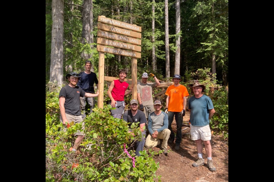 ONGOING ISSUES: Powell River Educational Services Society work crew and volunteers are trying their best to restore and improve the qathet Canoe Route. However, due to logging in the area and lack of continuous funding, the popular outdoor recreation spot is under strain.
