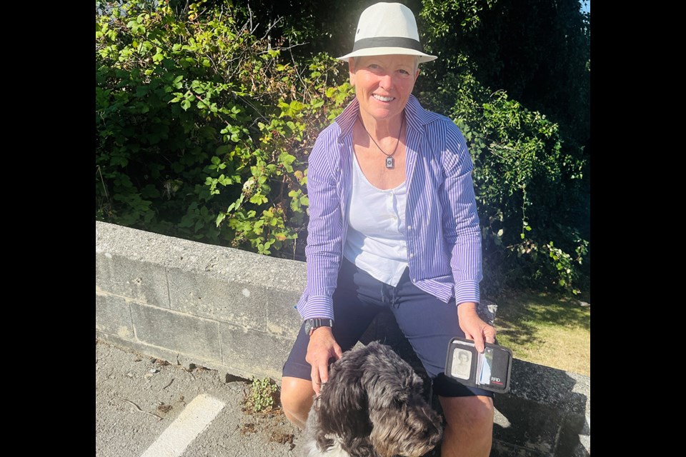 KIND TOWN: Suzanna Fidler lost her wallet while out running errands with her pooch Dazzle, but because of the actions of kind strangers, it was returned to her later that day.