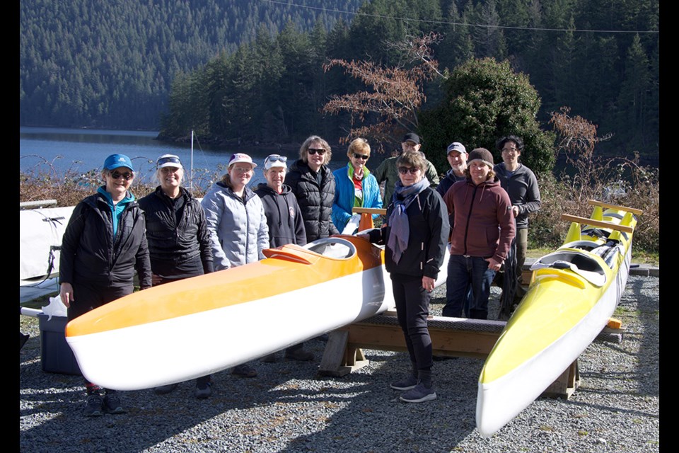 Powell River Outrigger Canoe Society received a pair of new canoes earlier this month.