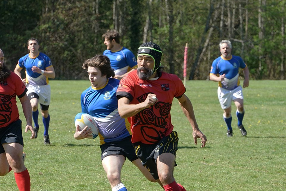 BEST TEAM: Powell River Otago Rugby Club won its spring tournament, beating Rising Tide from Victoria, and a side from Cowichan. The tournament was played in perfect weather, with many fans coming out to watch the tournament action.