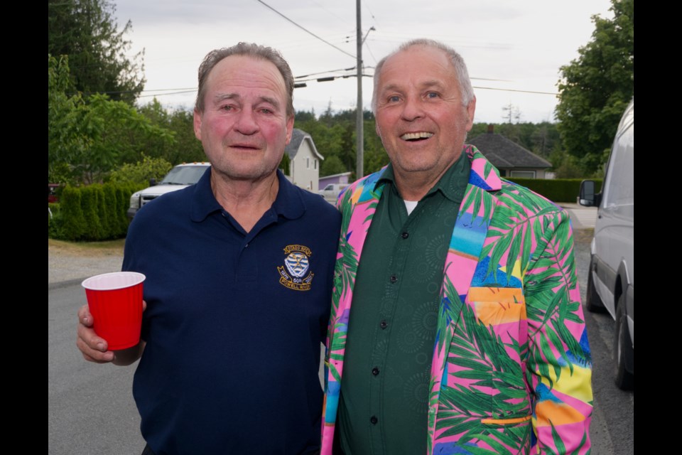 From left: Bob Beardmore and Rob Kimball (original Otago club members).