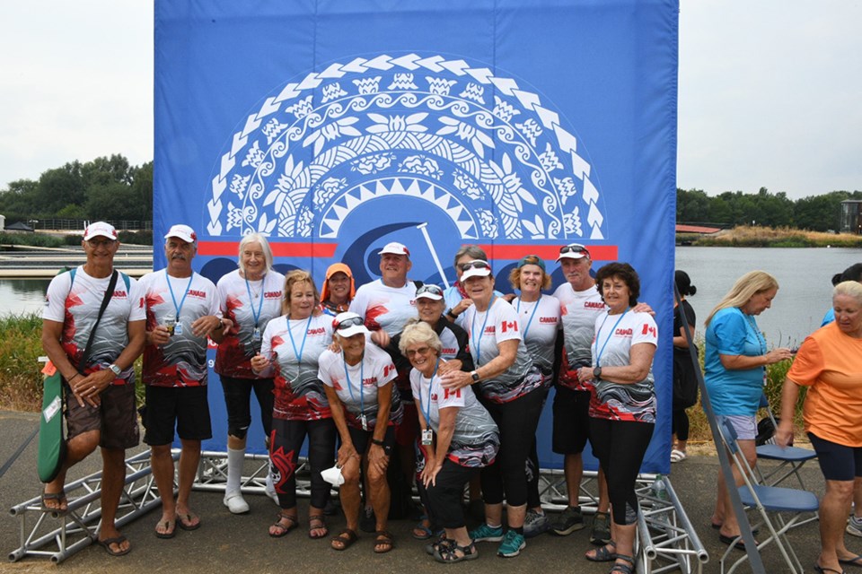 Salish Sea team celebrating in Windsor, United Kingdom.