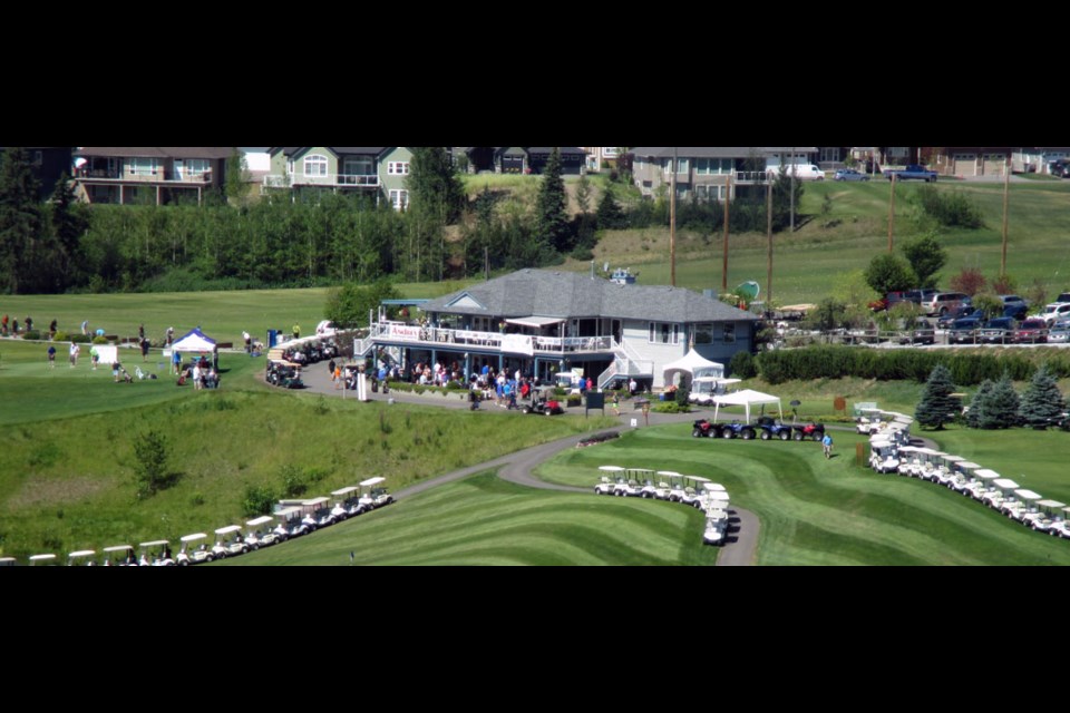 People gather at Aberdeen Glen Golf Course in Prince George for annual Men's Senior Fraser Open (via Aberdeen Glen Golf Course)