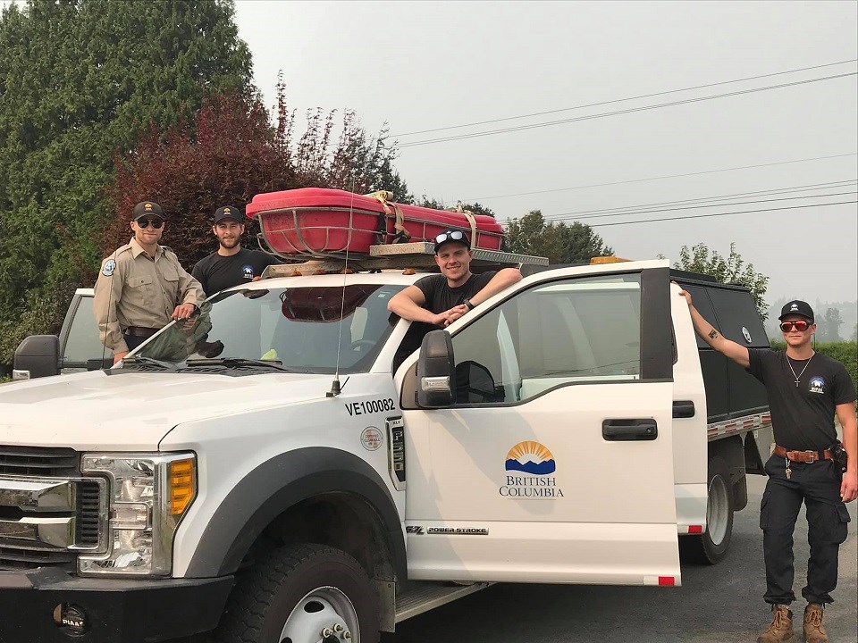Prince George firefighters - BC Wildfire Service