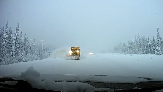 snowplow dash cam incident