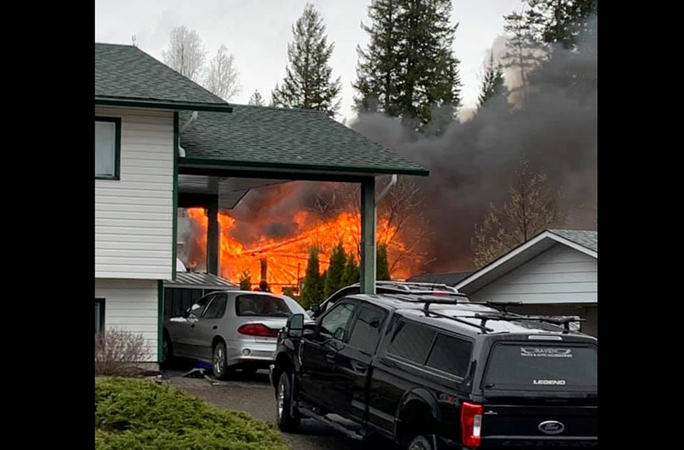 Brentwood Court fire - April 25, 2020