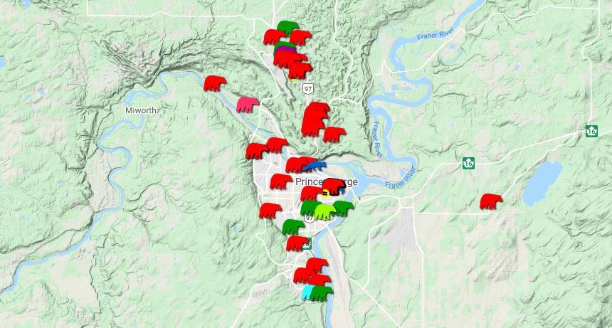 Food-conditioned wildlife cases in PG - July 2020