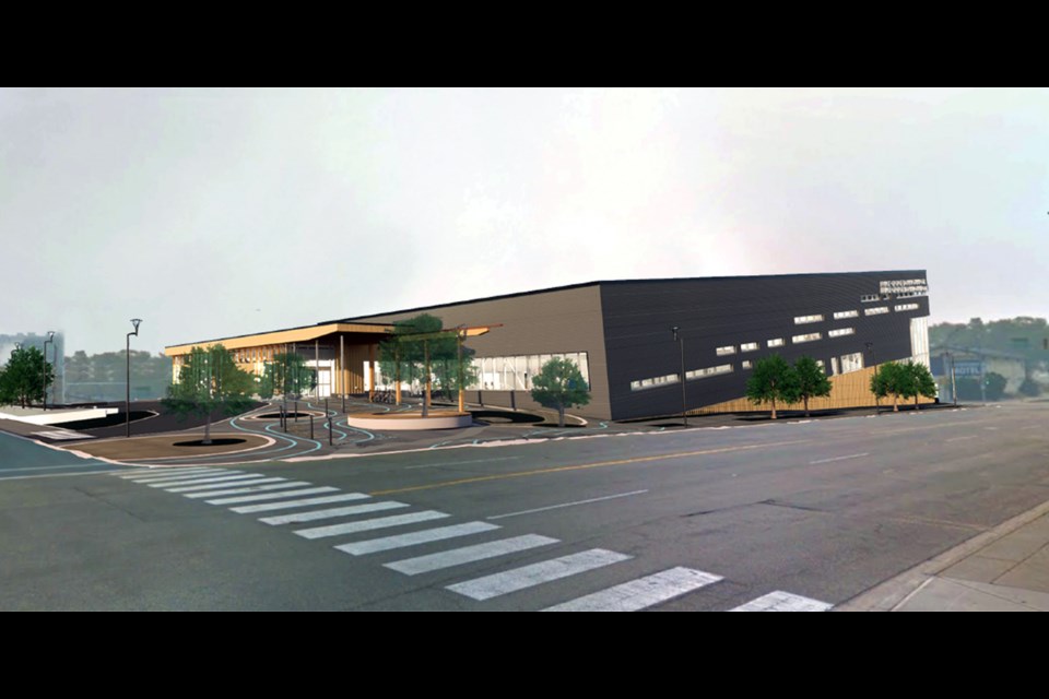 Conceptual render of the new pool. (via City of Prince George)