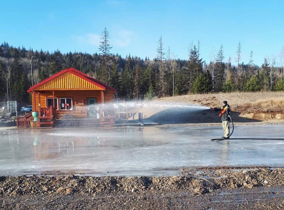 Prince George Ice Oval flooding