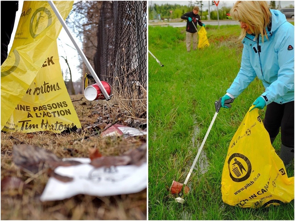 Prince George Spring Clean up collage