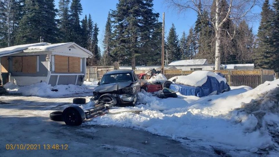 The city is taking remedial action against 7003 Adam Drive in the Hart area of the city. 