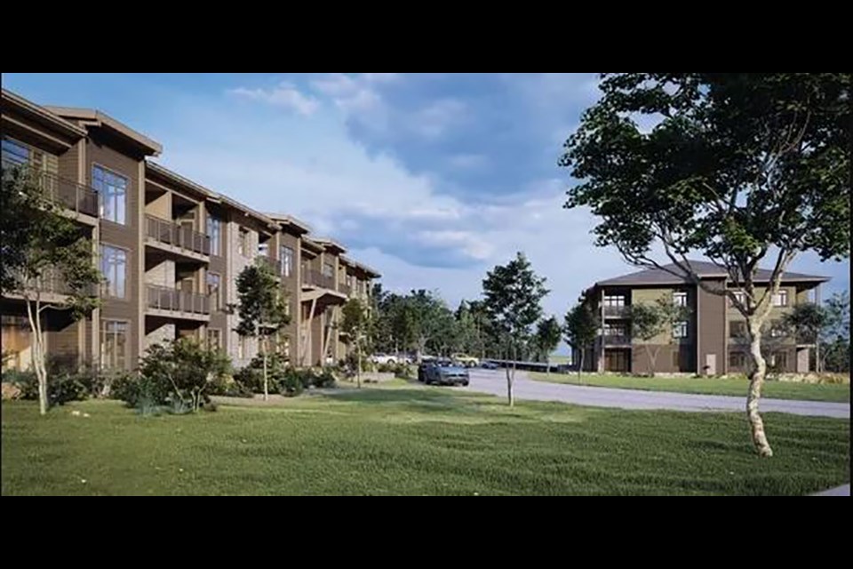Concept rendering of the Sparwood Landing Project