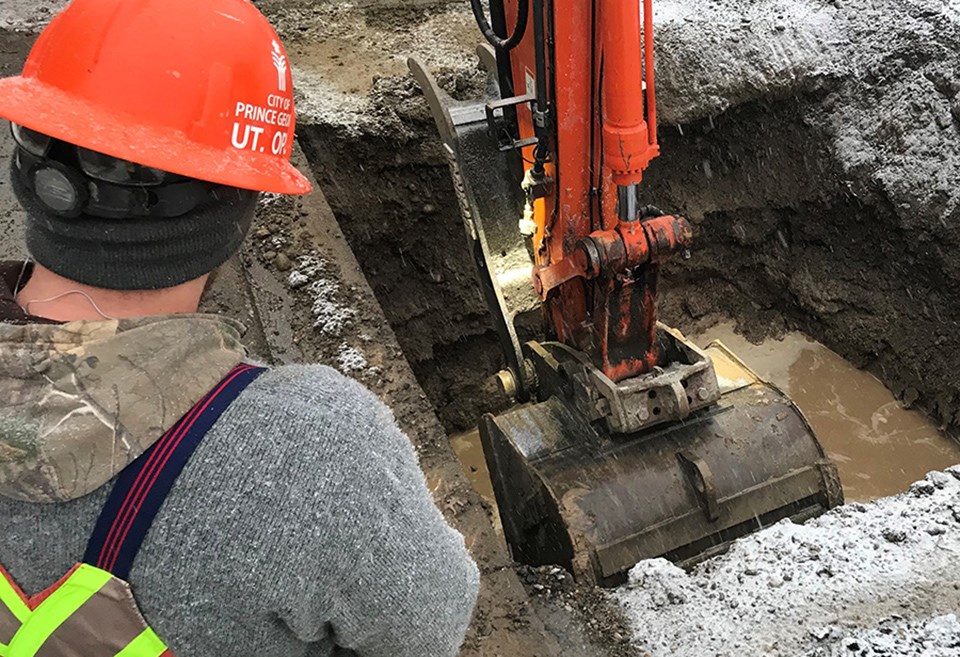 water main break vista ridge