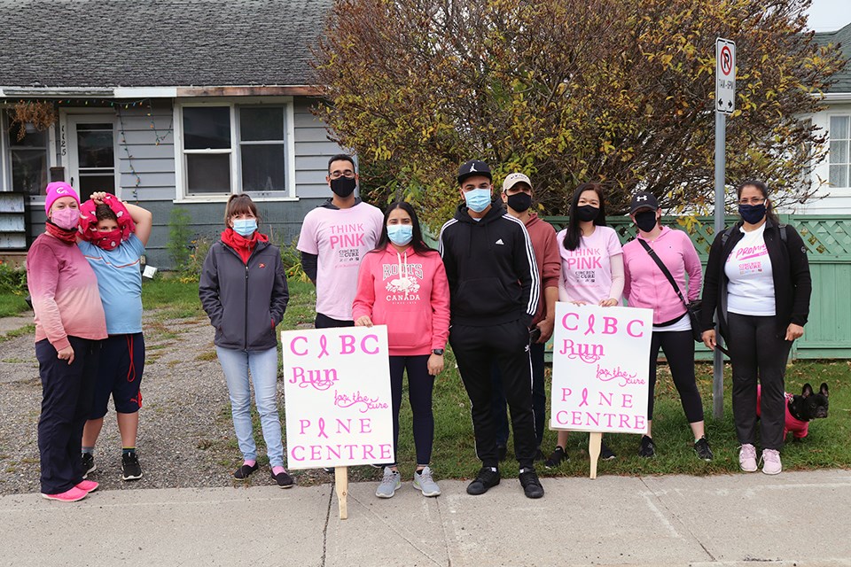 The 2020 CIBC Run Day Hope Parade outside the Kordyban Lodge in Prince George. (via Kyle Balzer, PrinceGeorgeMatters)