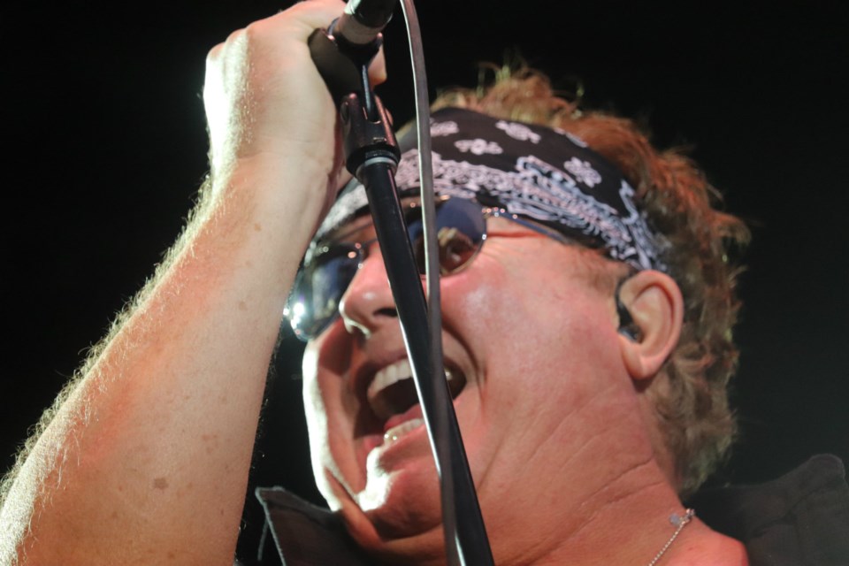 Mike Reno, lead vocalist for Loverboy, at Cariboo Rocks the North 2019 (via Kyle Balzer)