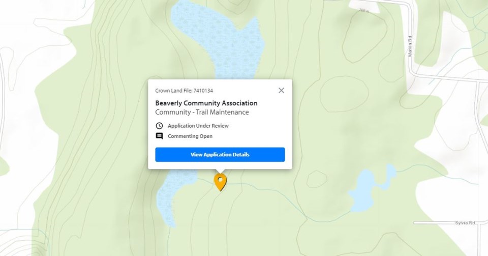 lost lake trail system application