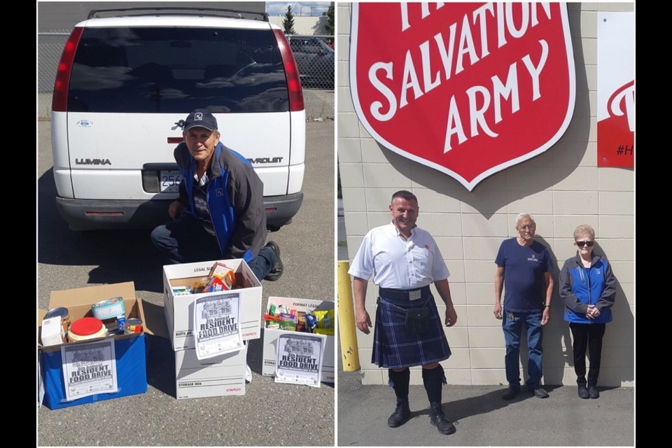 Kelson Group's Prince George branch donated 500 pounds of food to the Salvation Army on June 17, 2020. (via Submitted)