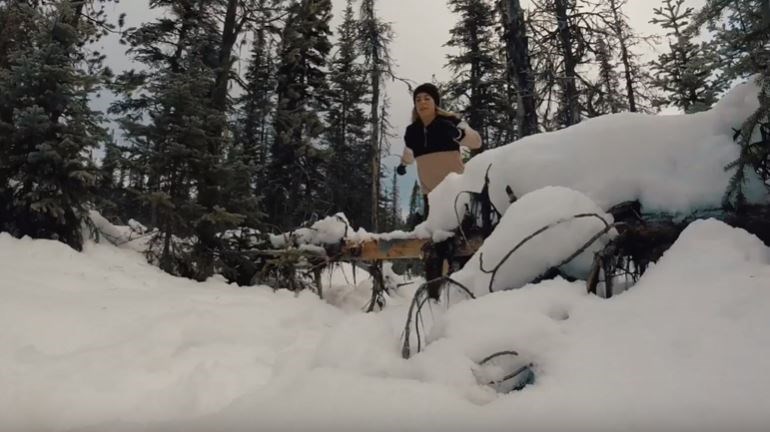 winter trail run