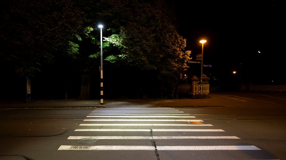 Crosswalk at night - Getty Images